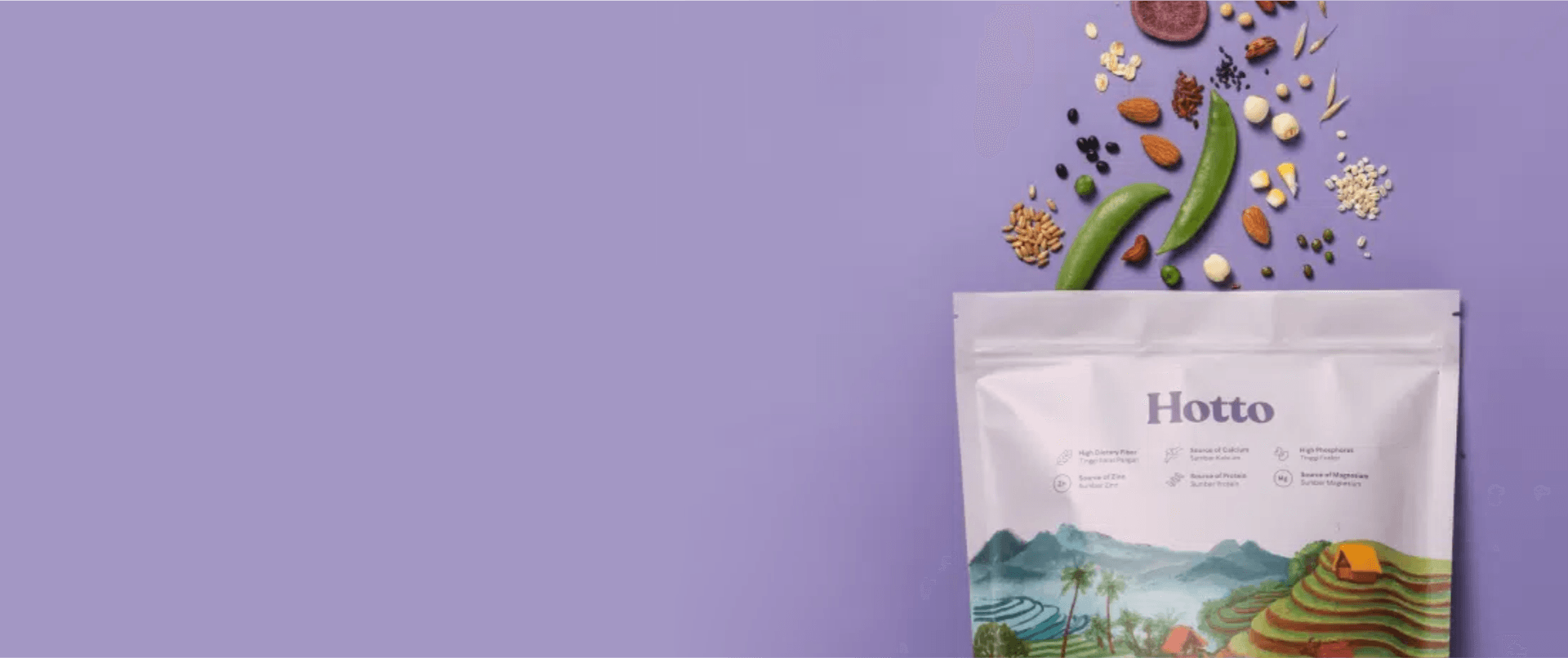 Hotto — dari bahan alami pilihan