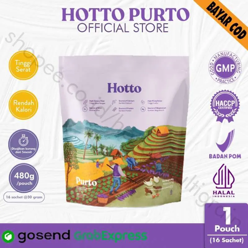 Hotto Purto Fiber Drink (10 Sachets)